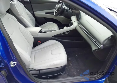 2022 Hyundai Elantra Hybrid Limited из США, поврежденный, VIN KMHLN4AJ7NU014714